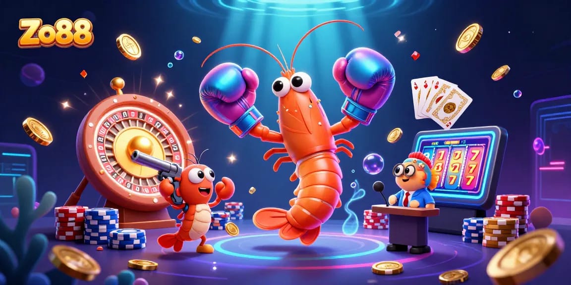 Zo88 features dynamic gameplay with vibrant characters, golden coins, and exciting casino elements.