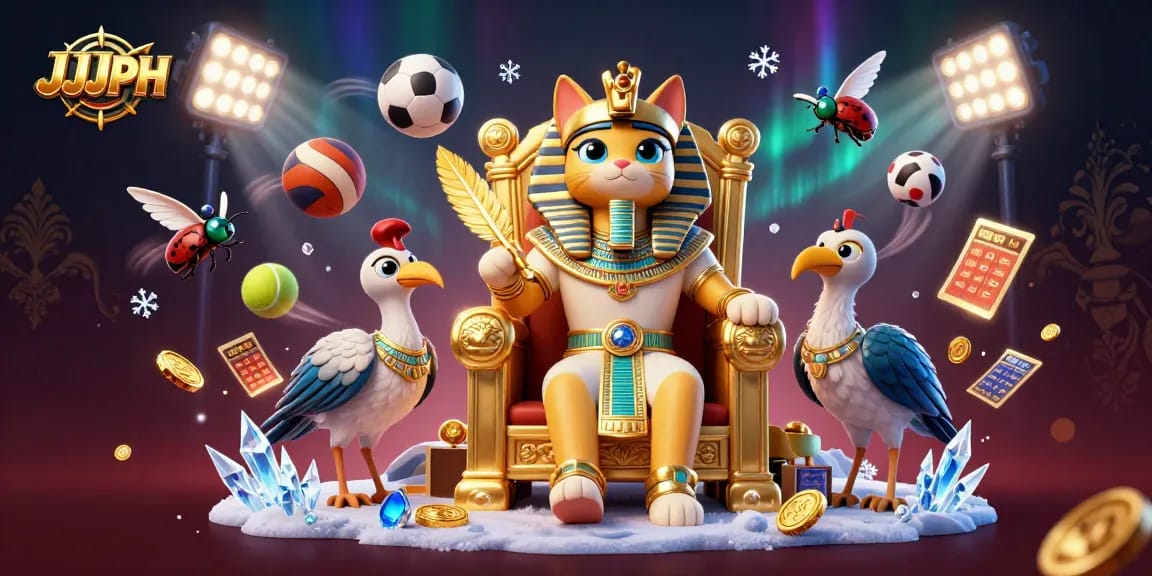 Engage in thrilling bets on JJJPH with exotic characters and vibrant casino elements.