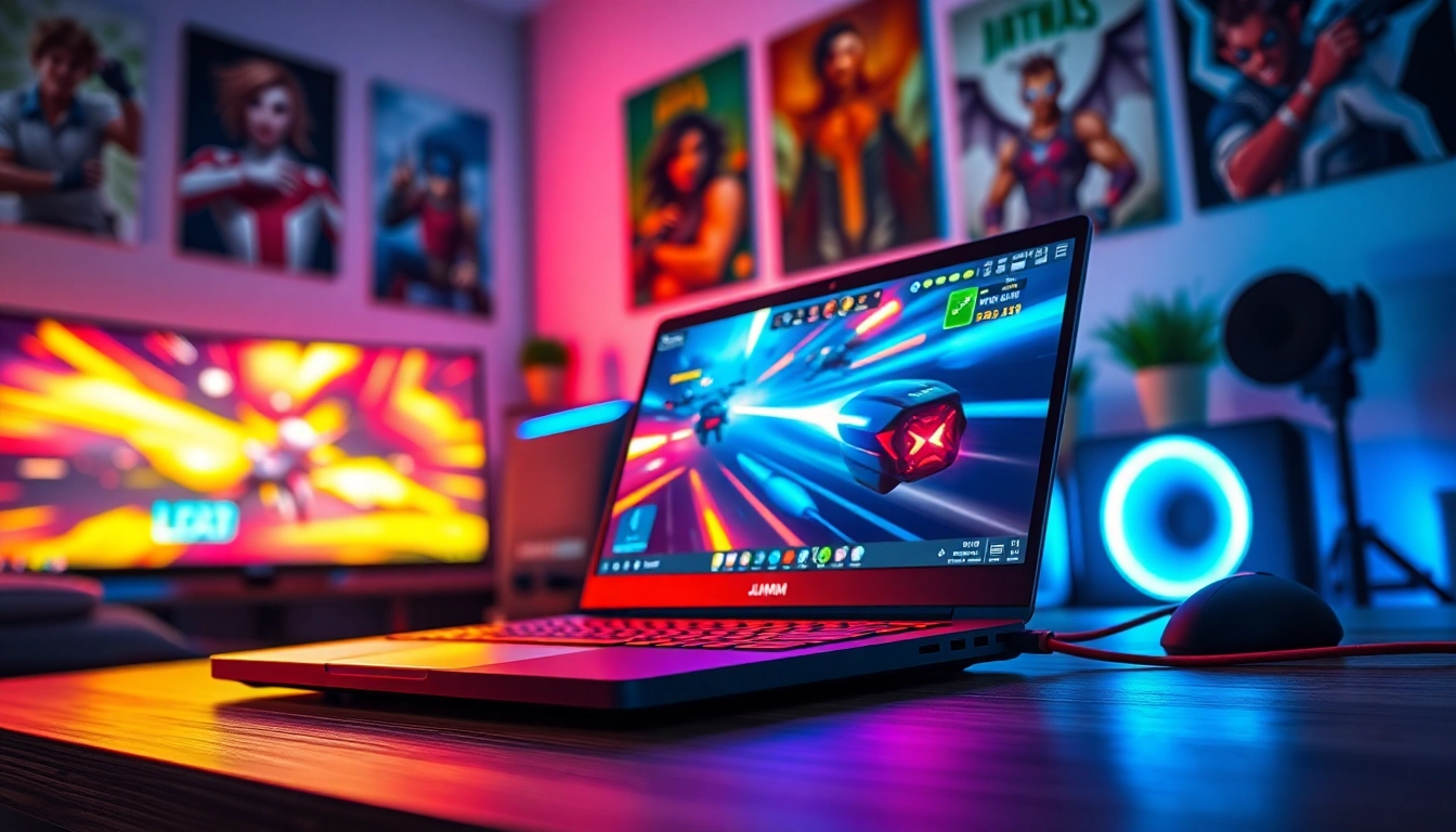 Engaging gameplay on the jlmmm app with vibrant LED lighting in a gaming setup.