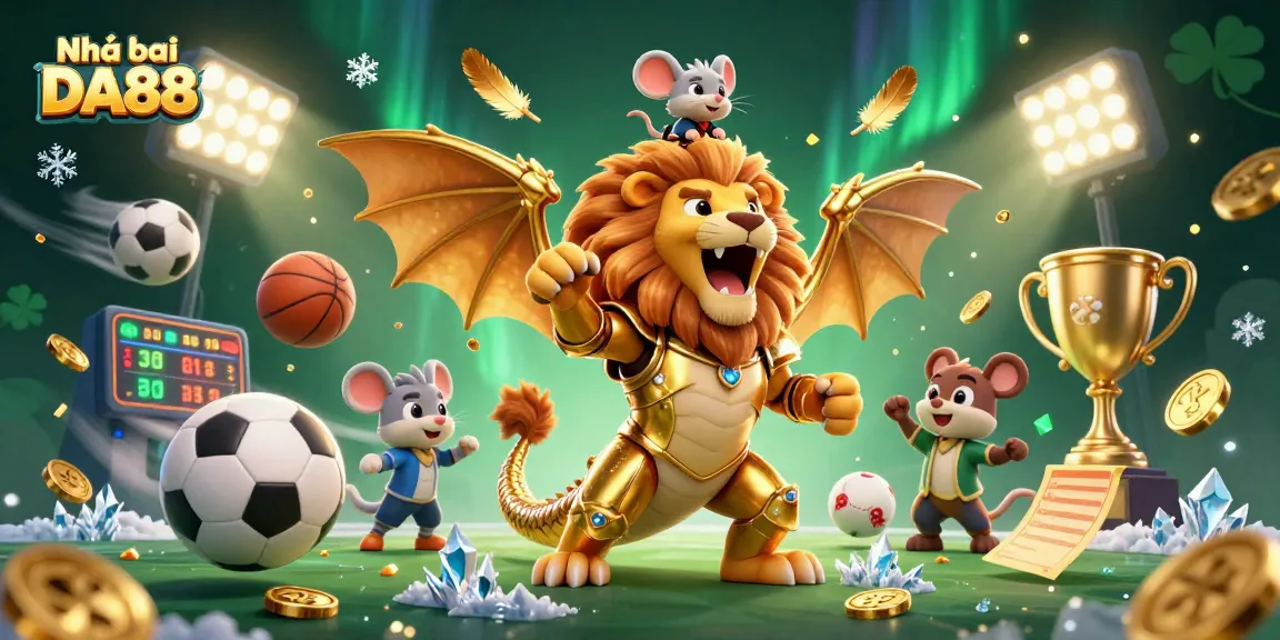 Engage in thrilling action at Nhà cái DA88 with dynamic sports betting elements and exciting casino visuals.